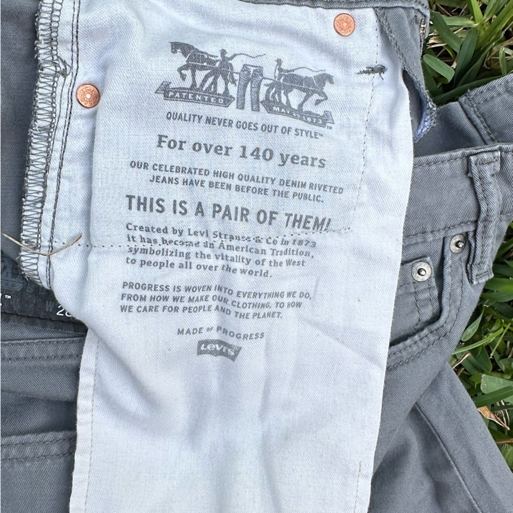 Levi’s jeans gray 511 28/30 like NEW